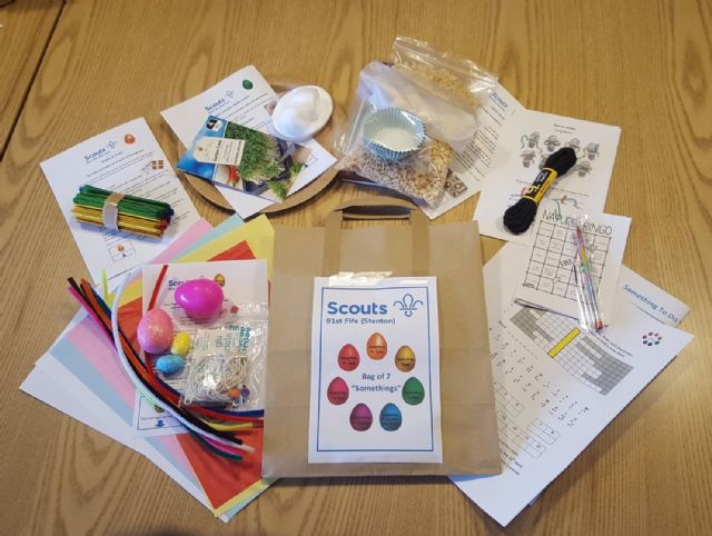 Easter Bags - contents!